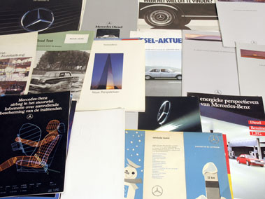 Lot 149 - Quantity of Mercedes-Benz Sales Brochures