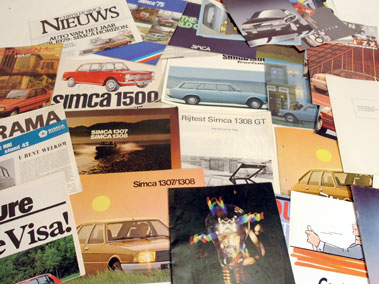 Lot 156 - Quantity of Citroen/Simca Sales Brochures