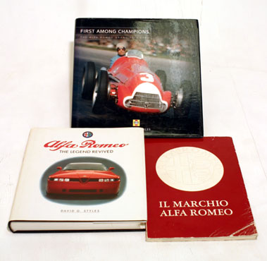 Lot 107 - Three Alfa Romeo Books