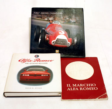 Alfa Romeo THE LEGEND REVIVED Lot 107 - Three Alfa Romeo Books