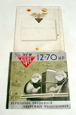 Lot 122 - Two Pre-war Alvis Sales Brochures