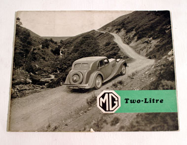 Lot 127 - MG Two Litre Sales Brochure