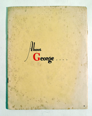 Lot 128 - MG 'About George' Sales Brochure