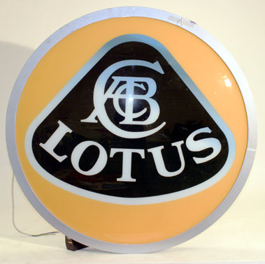 Lot 708 - Lotus Illuminated Dealership Sign
