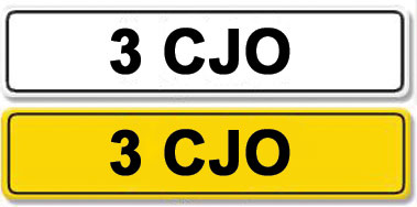 Lot 2 - Registration Number 3 CJO