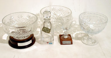Lot 902 - Quantity of Glass Trophies