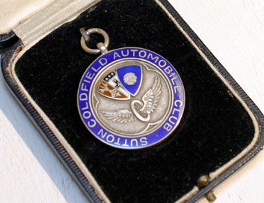Lot 801 - Sutton Coldfield Automobile Club Silver Medal