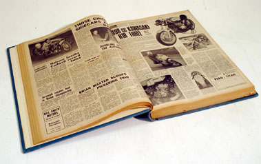 Lot 823 - Bound 'Motorcycle' "Blue Un" Magazines