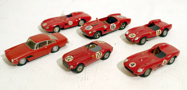 Lot 217 - Six Hand-Built Ferrari models
