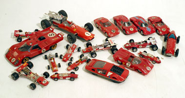 Lot 219 - Eighteen Racing Ferrari Models