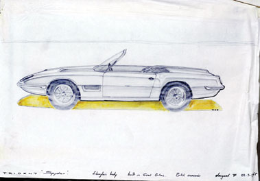 Lot 504 - Trident Spyder Design Proposals By Fiore