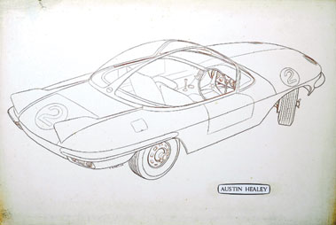 Lot 505 - Austin-Healey Design Proposal By Trevor Fiore