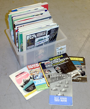 Lot 741 - Assorted Motor Racing Programmes