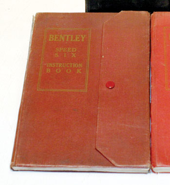 Lot 712 - Bentley Speed Six Instruction Book