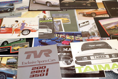 Lot 760 - Assorted Motorcar Sales Brochures