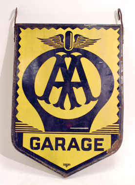 Lot 768 - AA Garage Hanging Box Sign