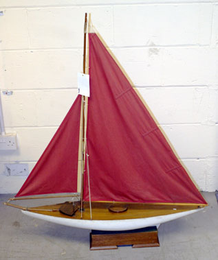 Lot 774 - Large Sailing Yacht Model