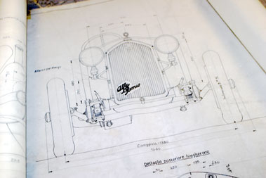 Lot 776 - Alfa Romeo 8C Grand Sport Blue Print