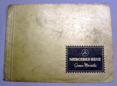 Lot 724 - Pre-War Mercedes-Benz Sales Brochure