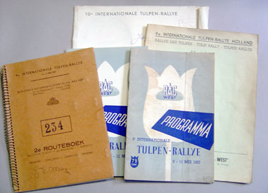 Lot 778 - 1957 Tulip Rally Paperwork