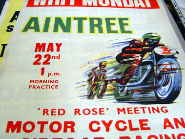 Lot 780 - Four Aintree Motorcycle Posters