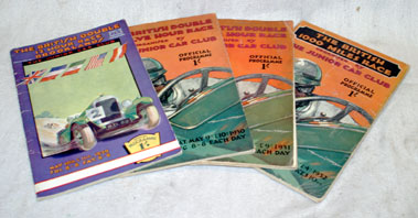 Lot 314 - Four Brooklands 'Double 12' (JCC) Race Programmes