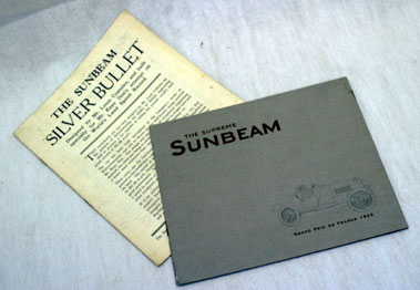 Lot 339 - Sunbeam Publicity Brochure