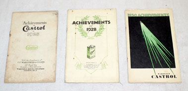Lot 347 - Castrol Achievements Brochures