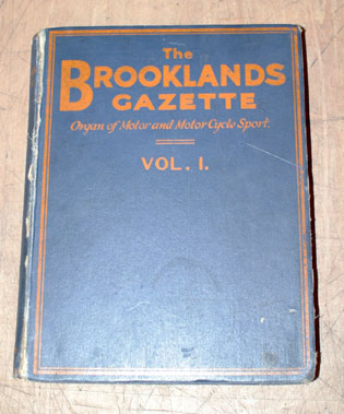 Lot 352 - Brooklands Gazette Magazine Volume 1, 1924/25
