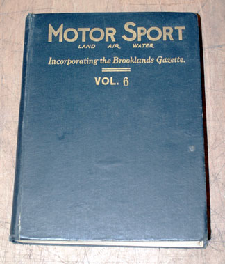 Lot 355 - Motorsport Magazine, Volume 6, 1929 - 1930
