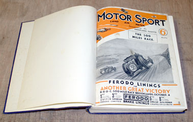 Lot 356 - Motorsport Magazine, Volume 7, 1930 - 1931