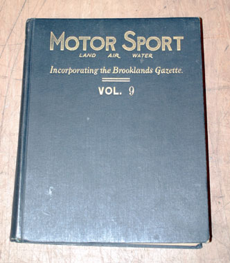 Lot 358 - Motorsport Magazine, Volume 9. 1932 - 1933