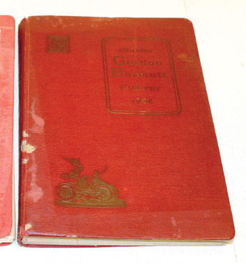 Lot 386 - 1904 Gordon Bennett Official Race Guide/Souvenir