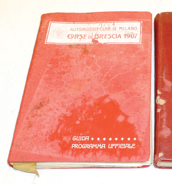 Lot 389 - 1907 Coppa Florio Official Race Guide