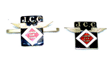 Lot 106 - Two Junior Car Club Member's Lapel Badges