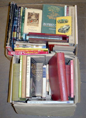 Lot 163 - Two boxes of General Motoring Books