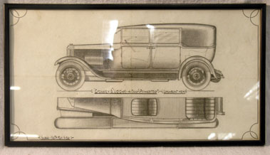 Lot 503 - Crossley '6' 4 Door All Weather Scale Drawing