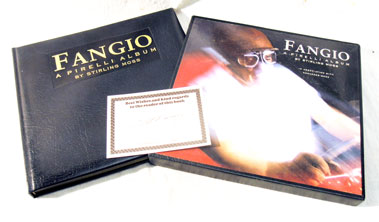 Lot 101 - Fangio - A Pirelli Album by Stirling Moss - Fangio Signed