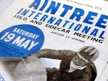 Lot 506 - Six Aintree Motorcycle Posters & Two Others