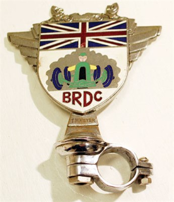 Lot 300 - BRDC Car Badge