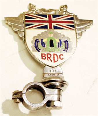 Lot 301 - BRDC Car Badge