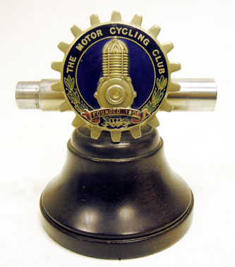 Lot 302 - 'The Motor Cycling Club' Car Badge