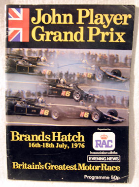 Lot 611 - Signed 1976 Brands Hatch Grand Prix Programme