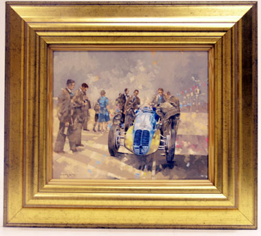 Lot 507 - Maserati / Bira Original Artwork by Peter Miller