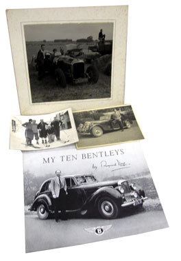 Lot 118 - 'My Ten Bentleys by Raymond Mays'