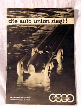 Lot 126 - Auto Union Grand Prix Publicity Brochure