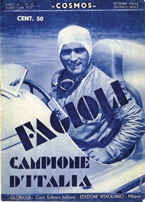 Lot 148 - Pre-War Cosmos Magazine - Luigi Fagioli