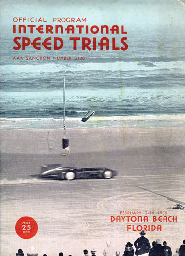Lot 152 - Daytona Beach International Speed Trials - Official Programme (Feb. 1935)