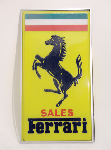 Lot 701 - Ferrari 'Sales' Perspex Lightbox