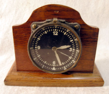 Lot 400 - An Early Aeroplane Cockpit Clock